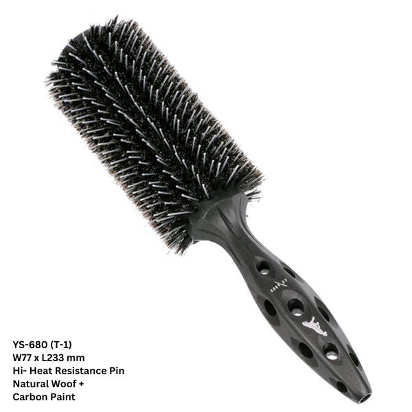 YS Park Hair Brush - Black Carbon Tiger Brush