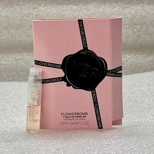 Viktor&Rolf  Flowerbomb Eau de Parfum with Vanilla, Jasmine, and Rose vial 1.2 mL
