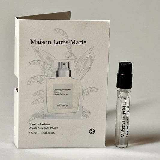 Maison Louis Marie  No.13 Nouvelle Vague Eau de Parfum vial - 1.5 mL