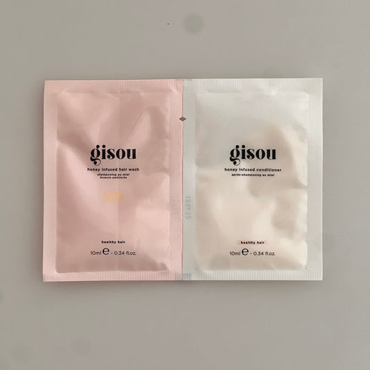 GISOU Honey Infused Hair Wash + Conditioner - 10mL / 0.34 fl.oz.