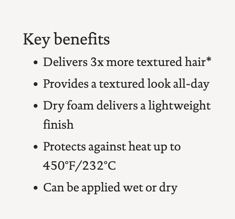 Living Proof Full Texturizing Foam - 5 oz / 148 mL