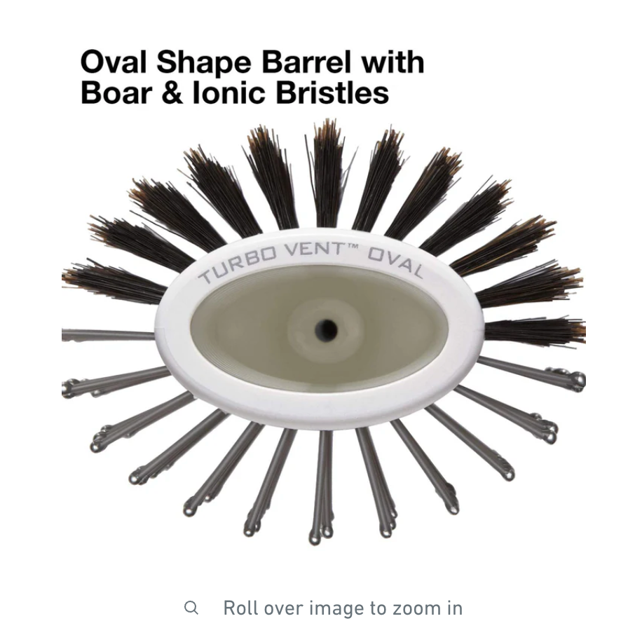 Olivia Garden Ceramic + ion Turbo Vent™ Oval Twin & 100% Boar Collection