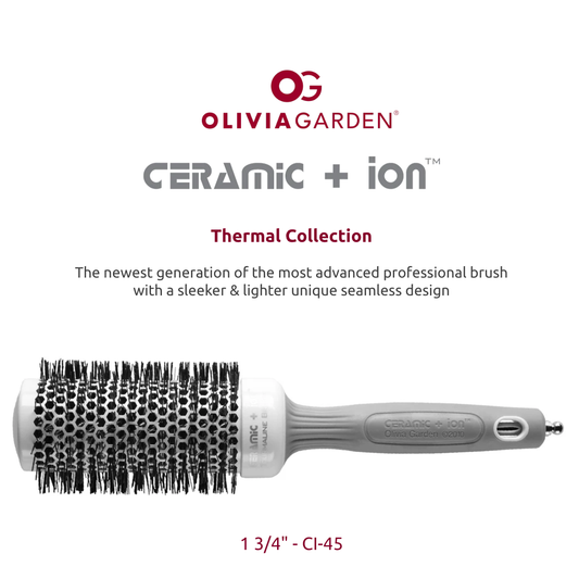Olivia Garden Ceramic +ion Thermal Collection -  1 3/4" or 45mm