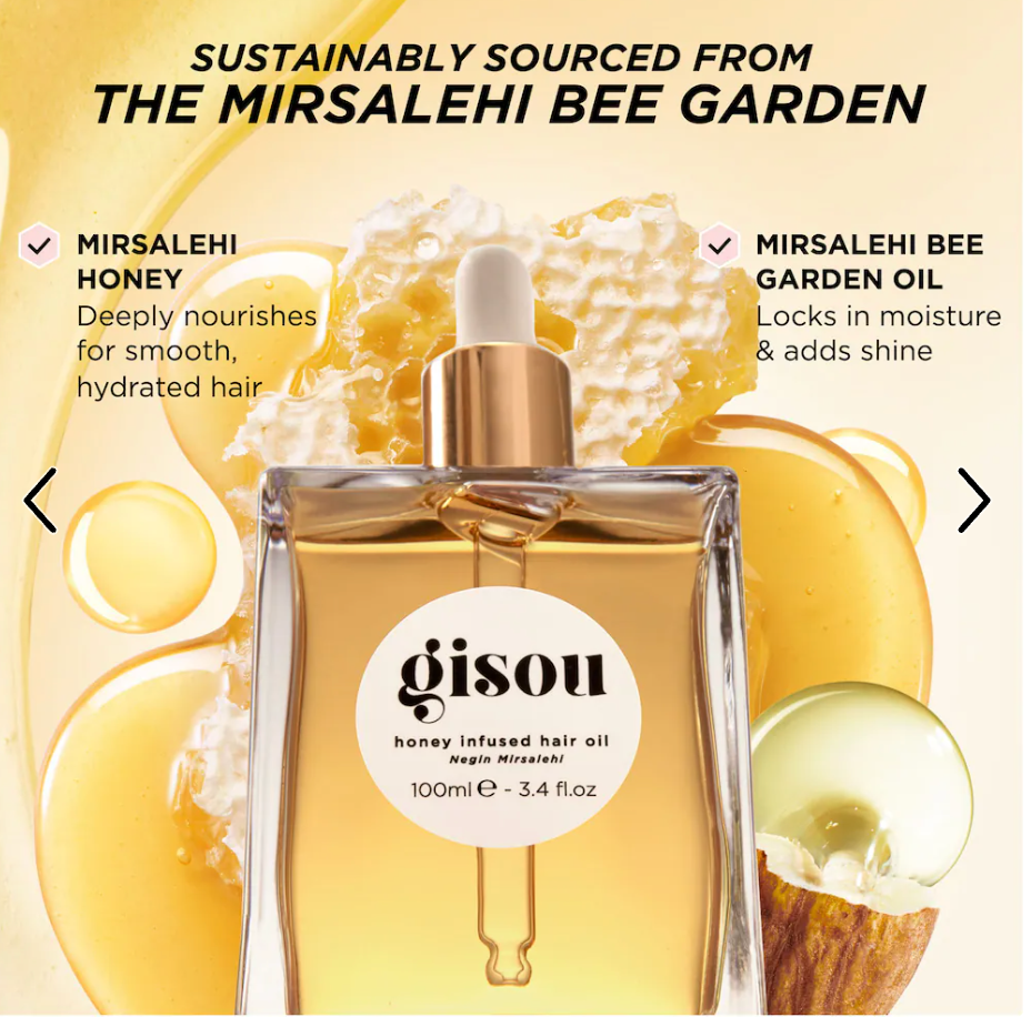 Gisou Honey Infused Hair Oil jumbo 100 mL (limited edition)