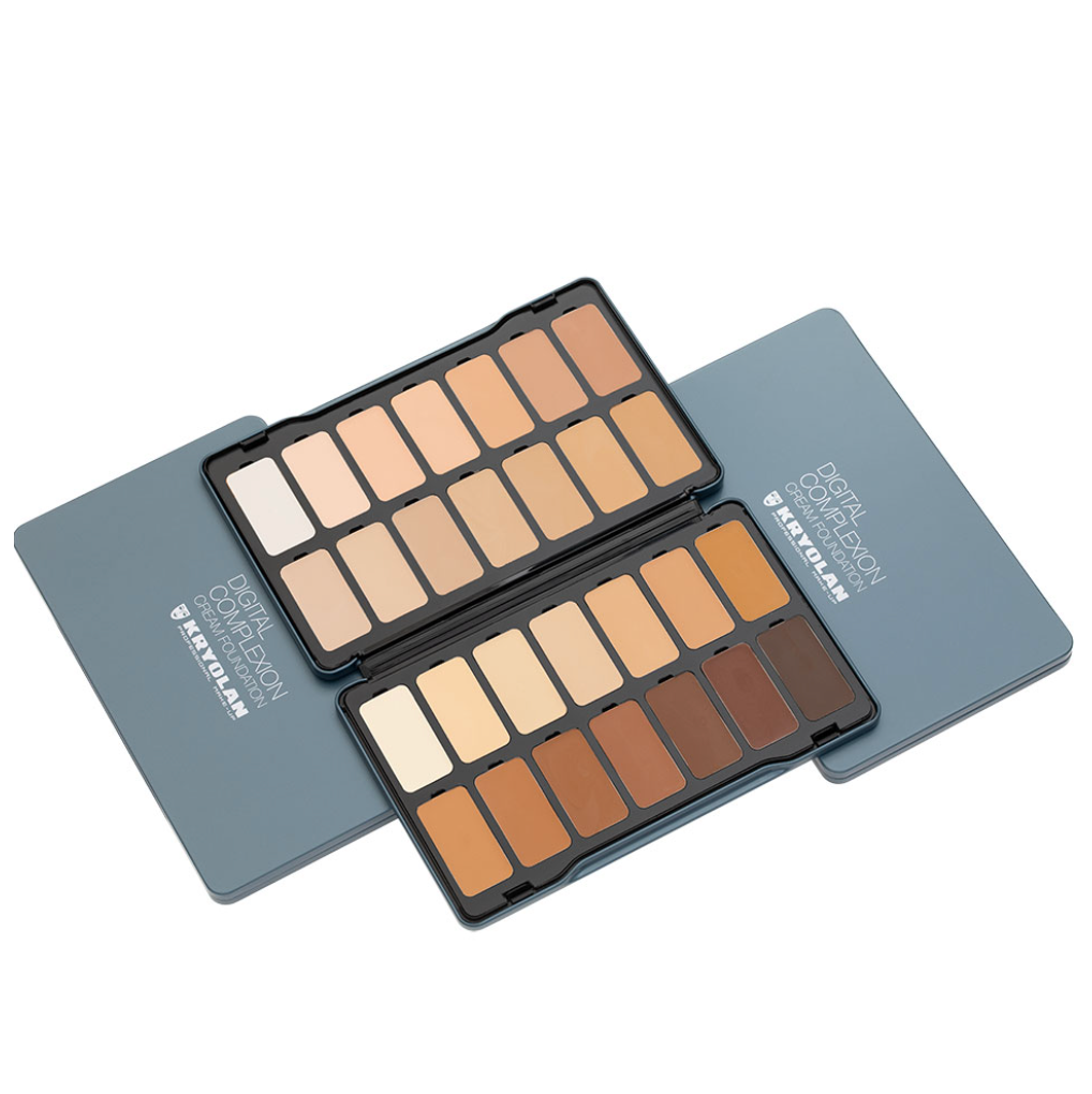 Kryolan - Digital Complexion Cream Foundation Palette 28 Colors Digital 1