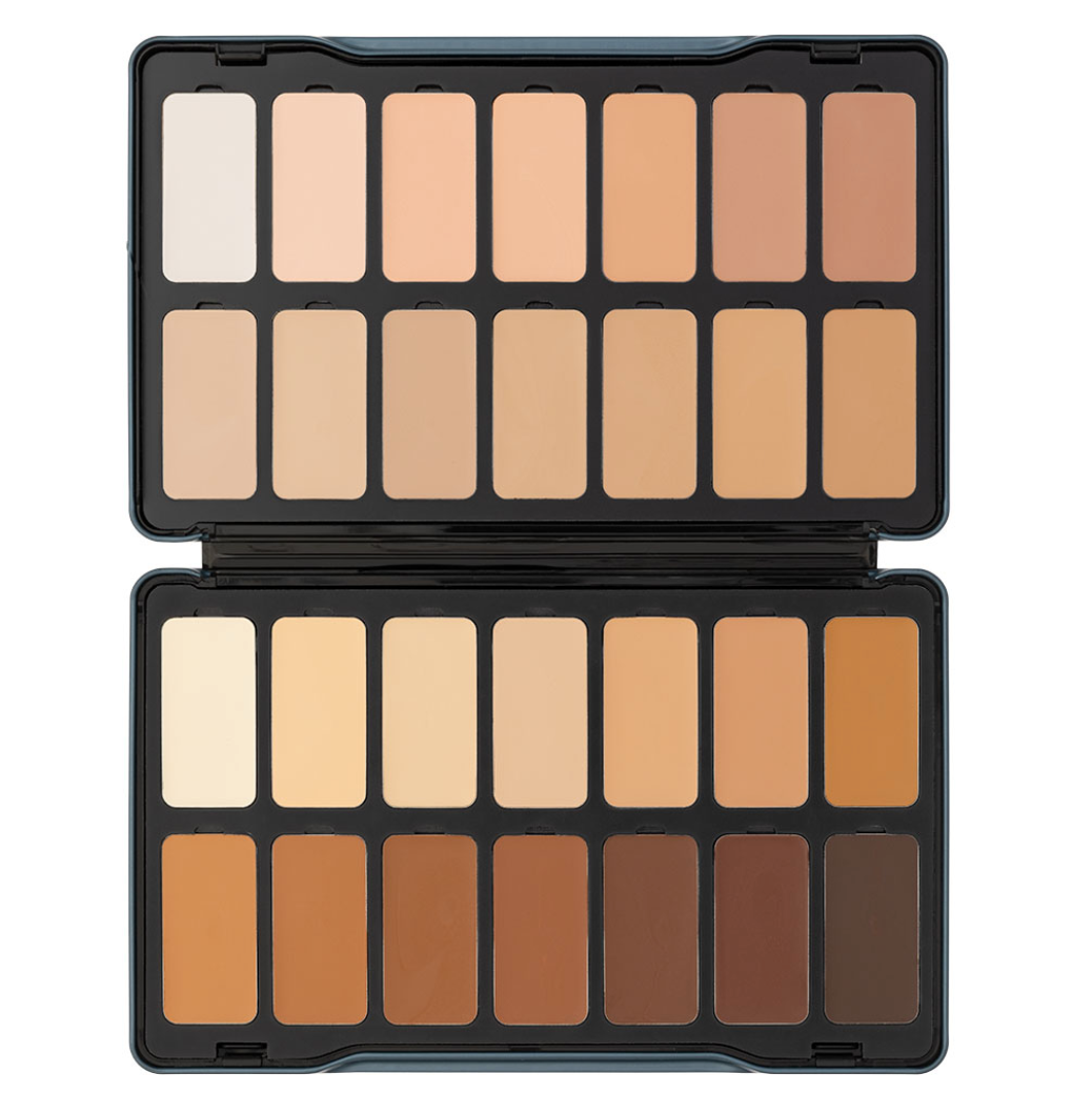 Kryolan - Digital Complexion Cream Foundation Palette 28 Colors Digital 1