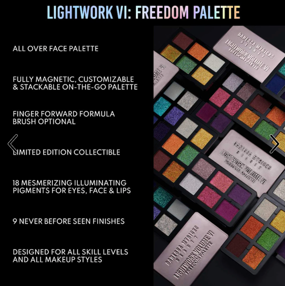 Danessa Myricks Beauty LIGHTWORK VI The Freedom Palette