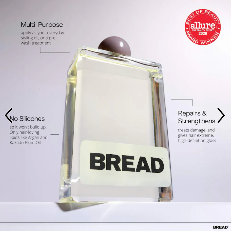 BREAD BEAUTY SUPPLY Hair Oil Everyday Gloss - 3.3oz / 100 mL