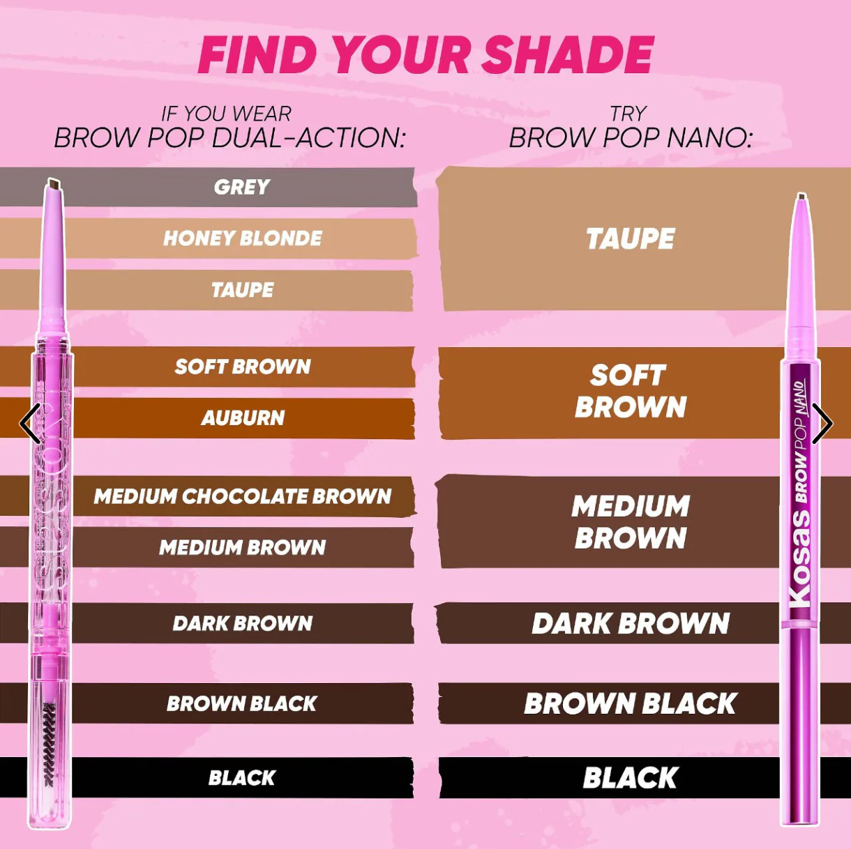 Kosas Brow Pop Dual-Action Filling and Shaping Easy Eyebrow Pencil