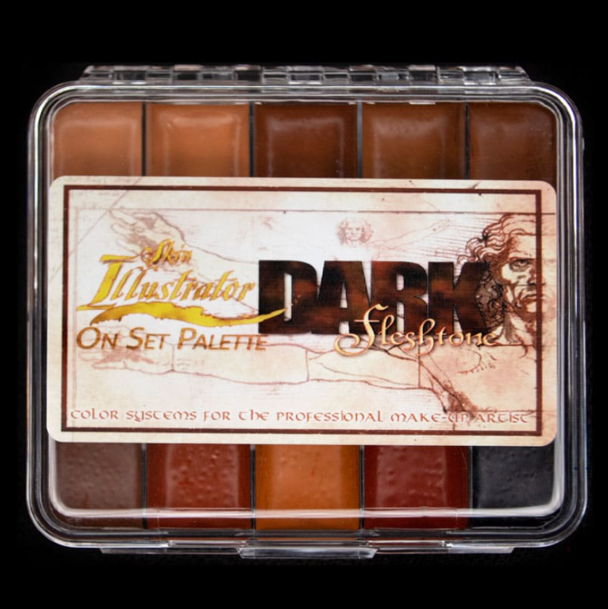 Skin illustrator Dark Flesh Tone On Set Palette
