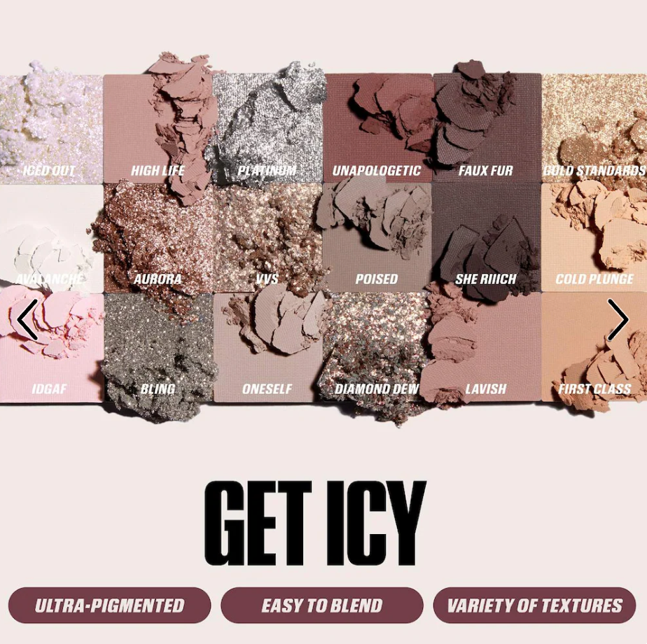 HUDA BEAUTY Icy Nude Eyeshadow Palette
