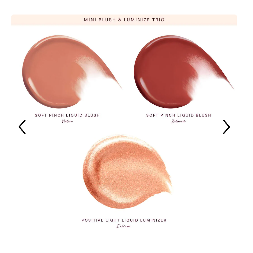 Rare Beauty by Selena Gomez Mini Blush and Luminize Trio