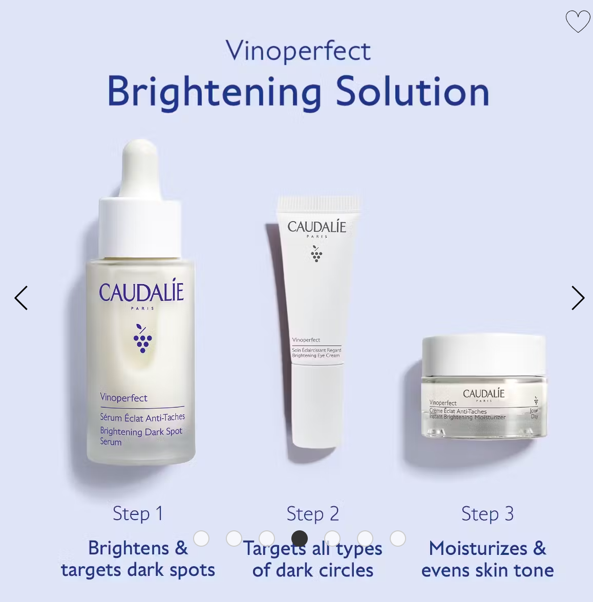 Caudalie Vinoperfect Dark Spot Brightening Trio