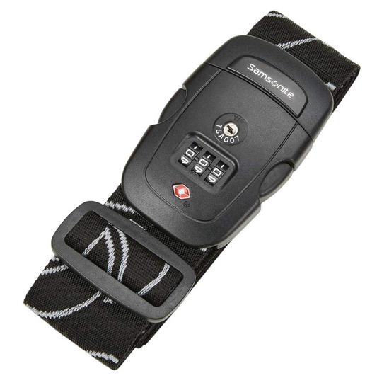 Samsonite Luggage Strap, Black, Combination Lock