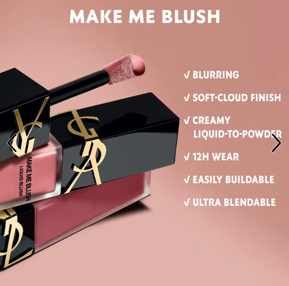 Yves Saint Laurent Make Me Blush 12H Blurring Liquid Blush