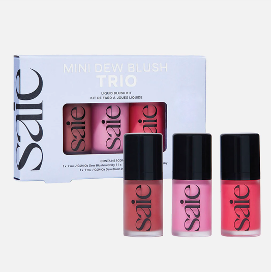 Saie Mini Dew Blush Trio Mini Size. Major Flush.