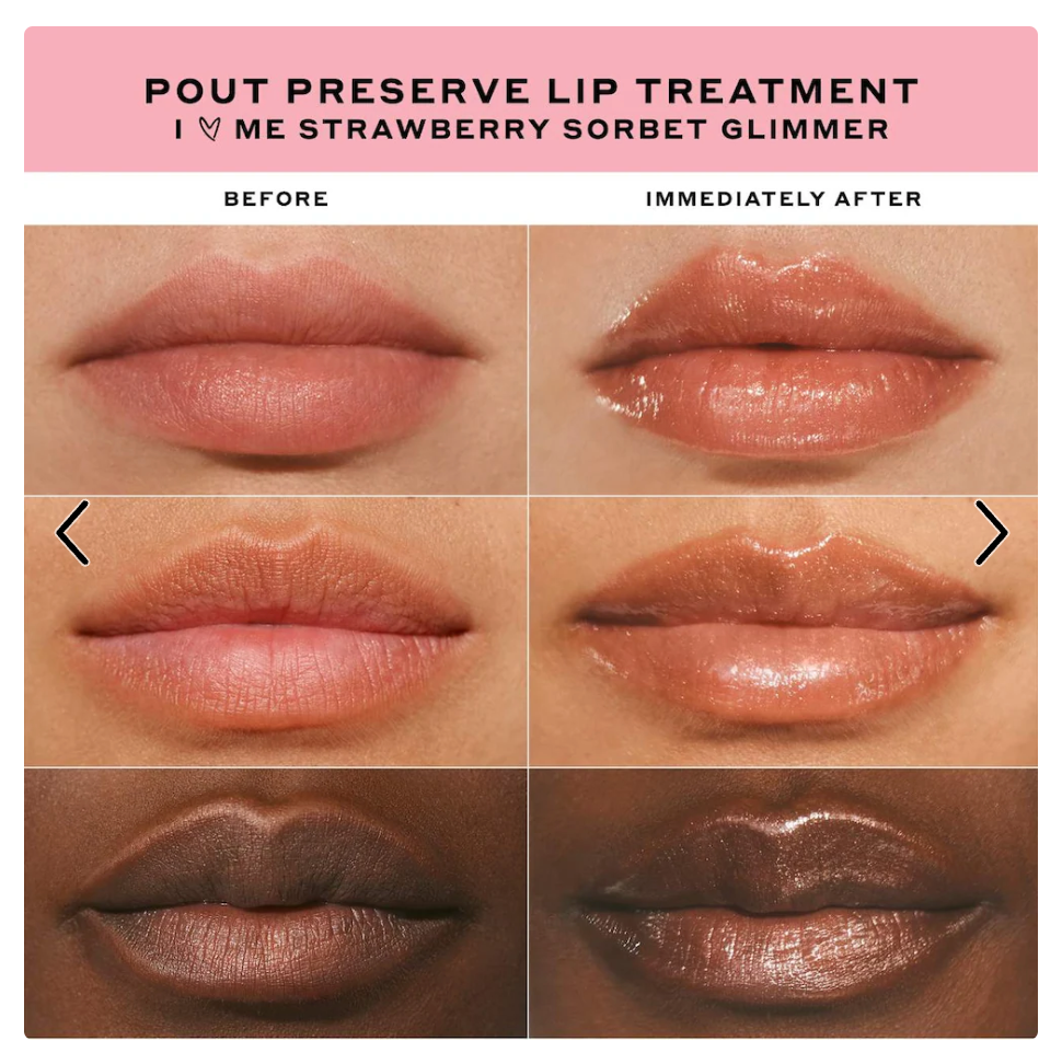 OLEHENRIKSEN Anine Bing Strawberry Sorbet Pout Preserve Hydrating Peptide Lip Treatment