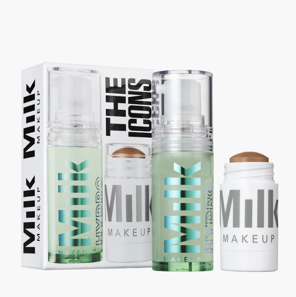 Milk Makeup The Icons Set hydrating primer + cream bronzer