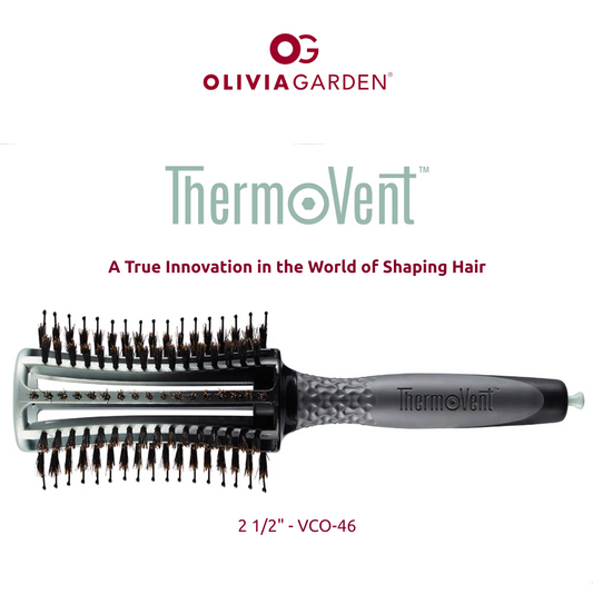 Olivia Garden ThermoVent Combo Brush - 2 1/2" ( 64 mm )