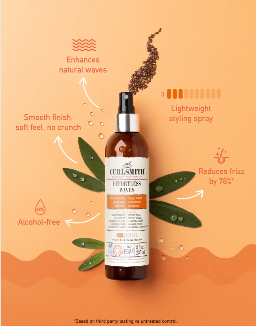 Curlsmith Effortless Waves Wave Enhancing Styling Spray - 8 oz/ 237 mL