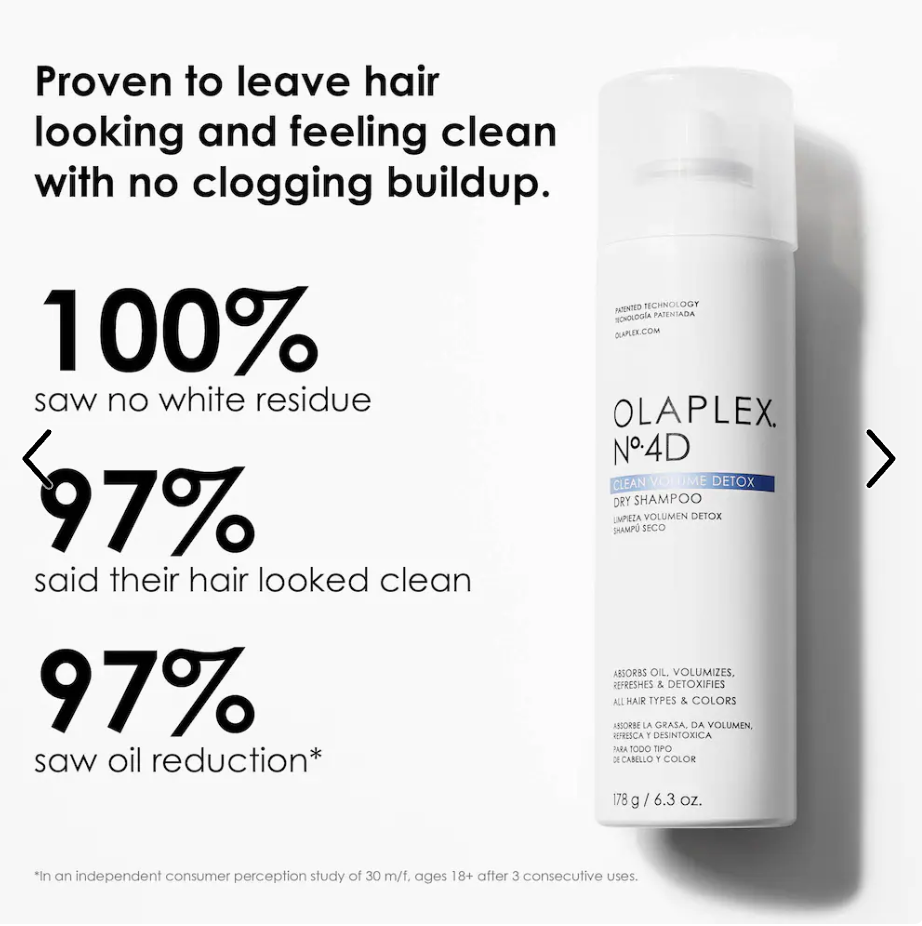 Olaplex No.4D Clean Volume Weightless Detox Dry Shampoo -  6.3 oz / 178 g
