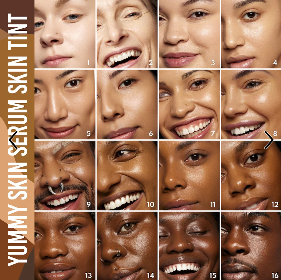 Danessa Myricks Beauty Yummy Skin Soothing Serum Skin Tint Foundation with Peptides + Ceramides