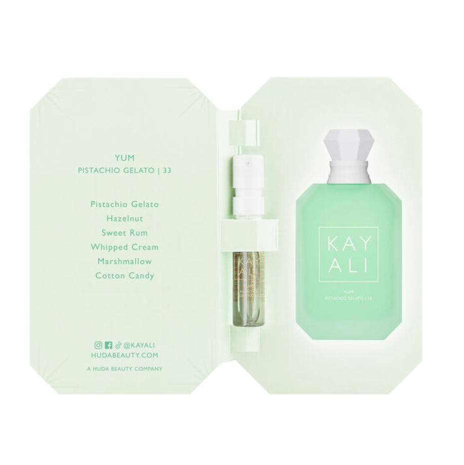 Kayali Yum Pistachio Gelato 33 eau de parfum sample vial - 1.5 mL