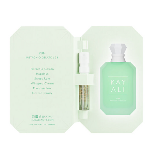 Kayali Yum Pistachio Gelato 33 eau de parfum sample vial - 1.5 mL