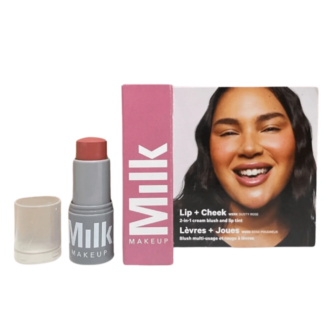 MILK MAKEUP Lip + Cheek Cream Blush Stick mini werk dusty rose - 3 g