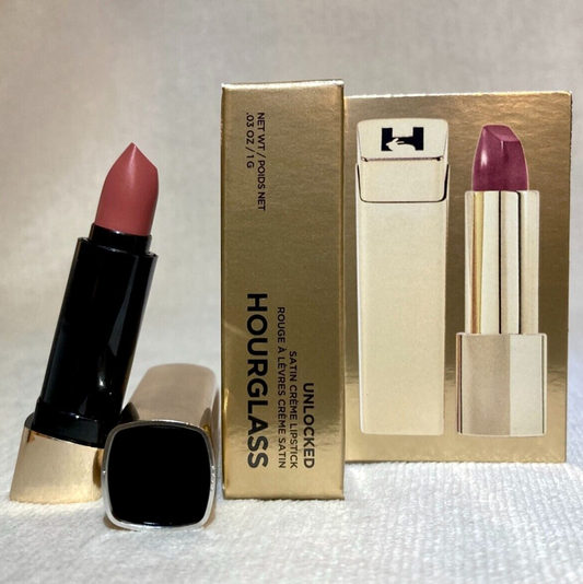 Hourglass Unlocked Satin Crème Lipstick mini - Dahlia