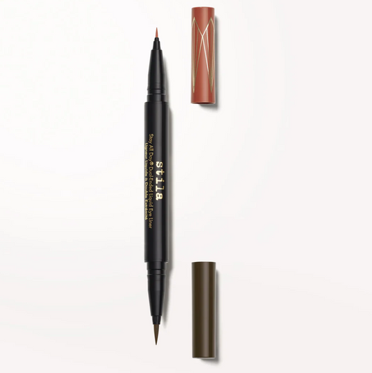 Stila Stay All Day Dual-Ended Liquid Eye Liner: Amber/Dark Brown