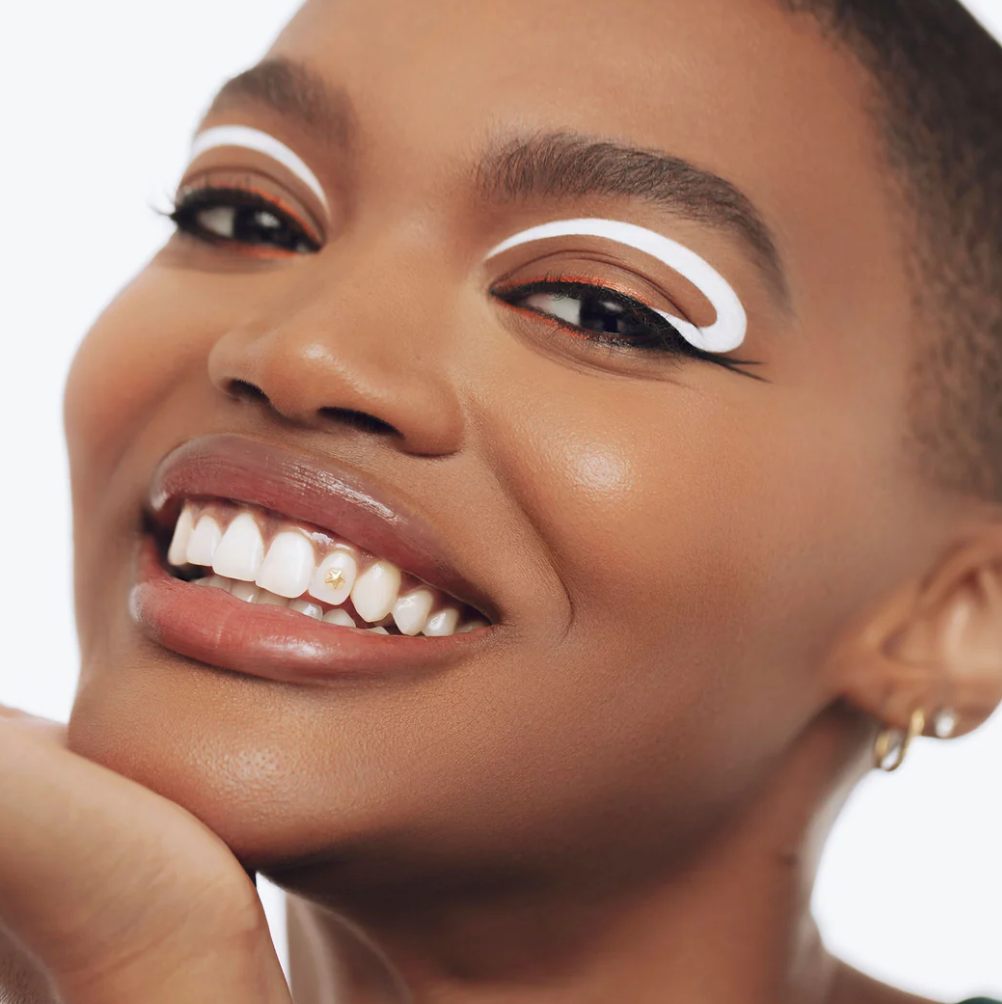 Stila Stay All Day Dual-Ended Liquid Eye Liner: Two Colors - Intense black / snow