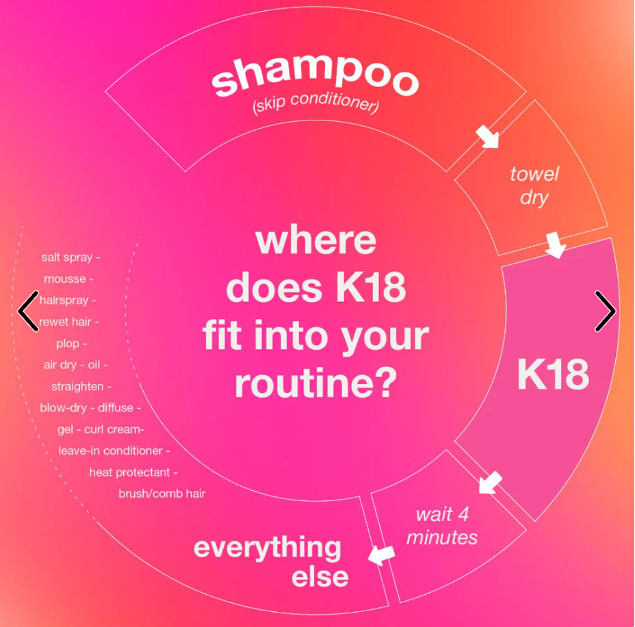 K18 Biomimetic Hairscience Leave-In Molecular Repair Mask - 5mL