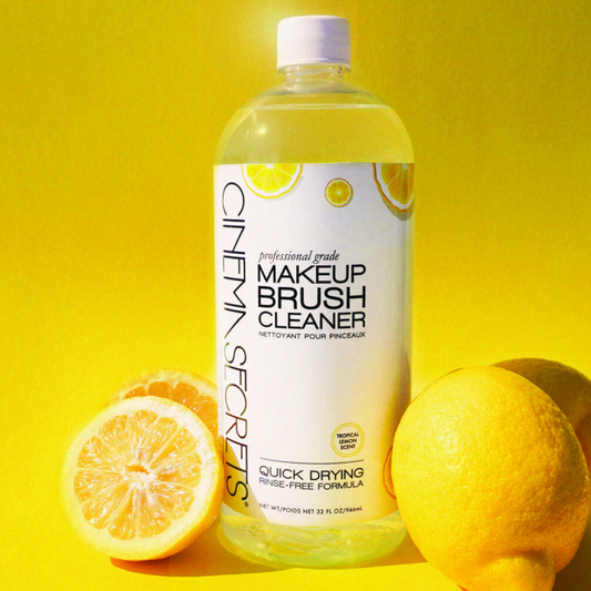 CINEMA SECRETS Lemon Makeup Brush Cleaner, 32oz / 946 mL