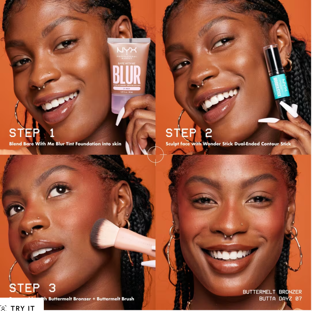 NYX Professional Makeup Buttermelt Pressed Powder Natural Finish Bronzer