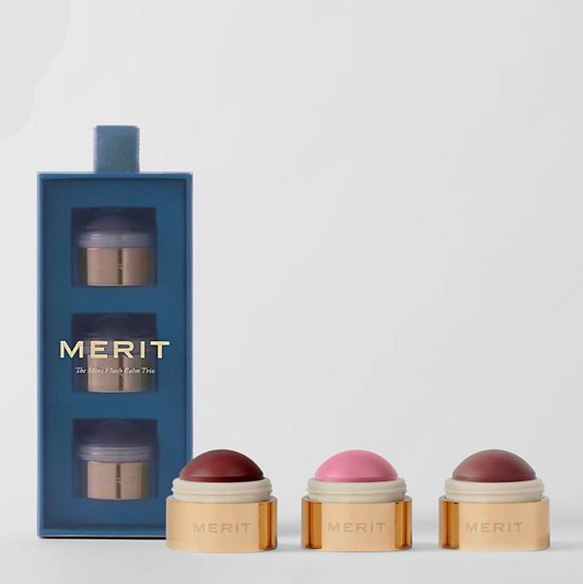 MERIT Mini Flush Balm Cream Blush Trio Set