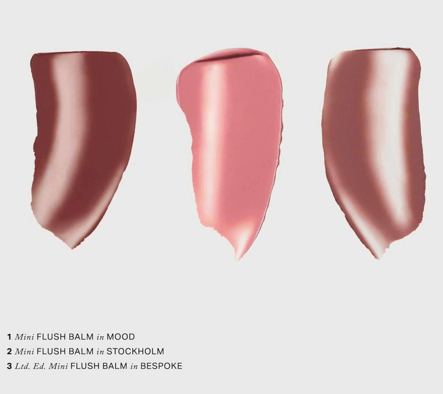 MERIT Mini Flush Balm Cream Blush Trio Set