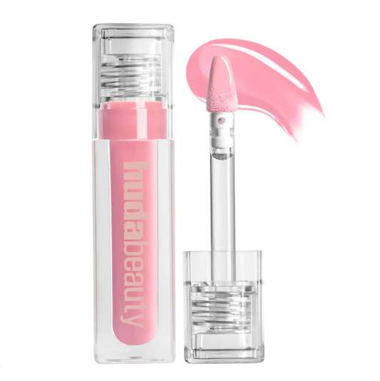 HUDA BEAUTY  Faux Filler Shiny Non-Sticky Lip Gloss - UUU Baby - electric lilac