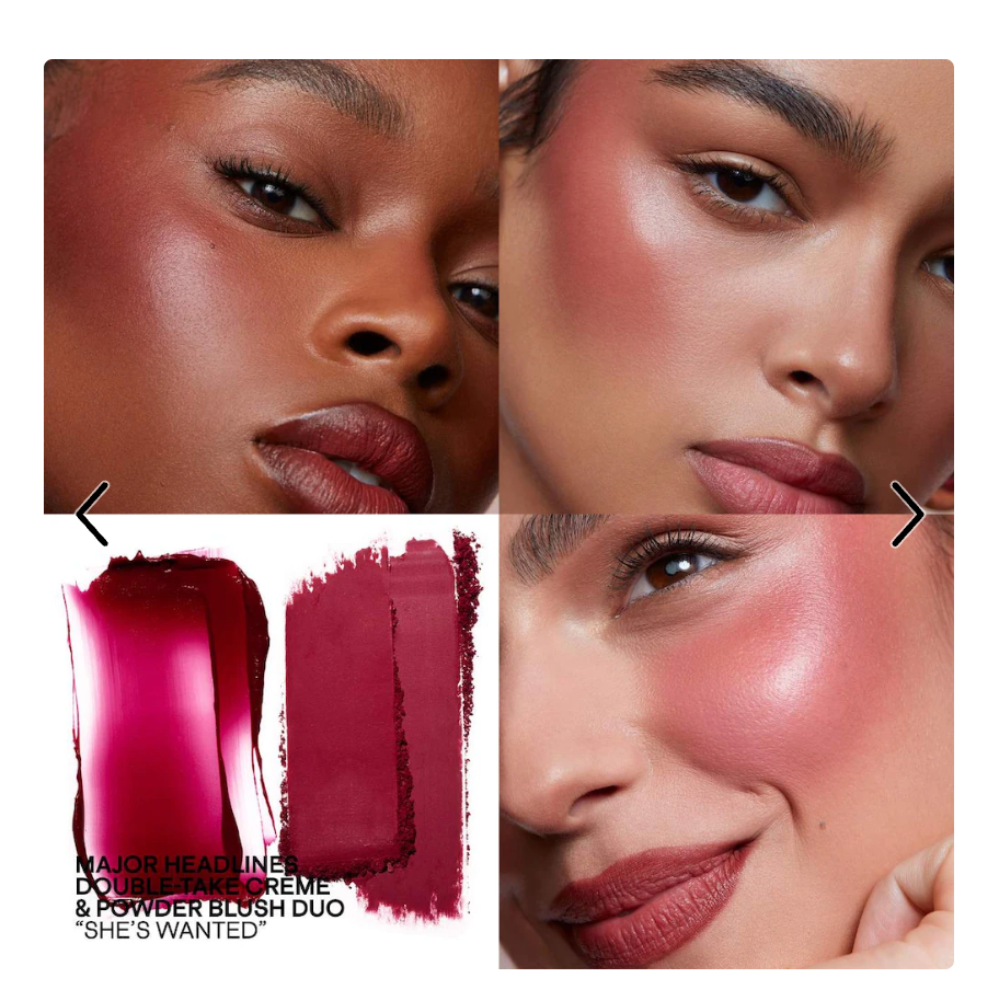 PATRICK TA  Major Headlines Double-Take Crème & Powder Blush Duo - She's Wanted