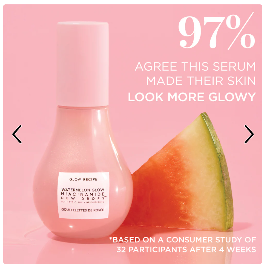 Glow Recipe  Watermelon Glow Niacinamide Dew Drops trial size - 5mL