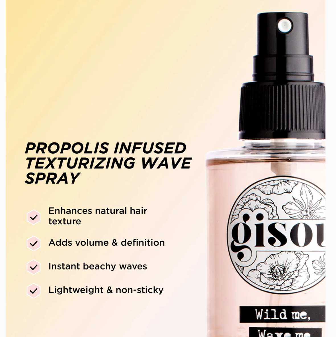Gisou Texturizing Wave Spray - 5.1 oz/ 150 mL