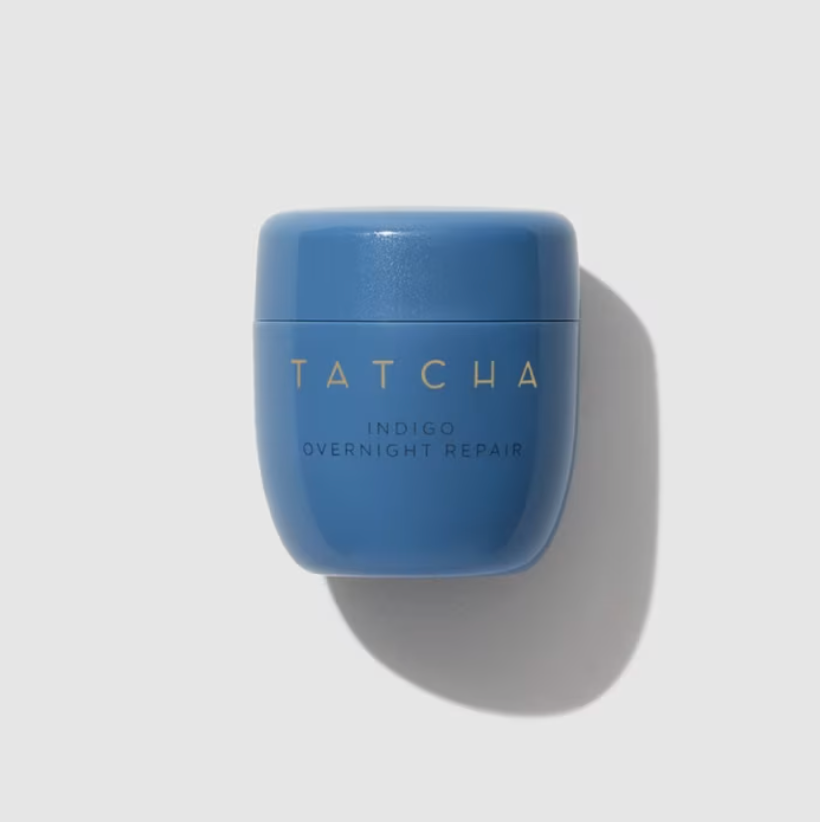 Tatcha Indigo Overnight Repair Serum in Cream Treatment Mini - 10 mL / 0.34 oz