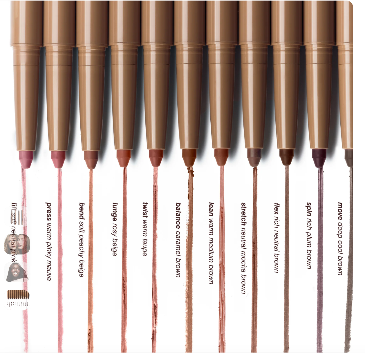 Rhode peptide lip shape ( sold per piece )