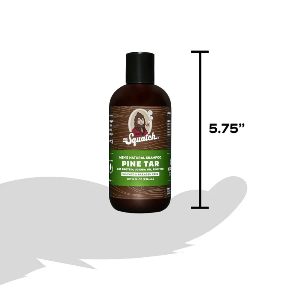 Dr. Squatch Pine Tar Shampoo - 8 oz / 236 mL