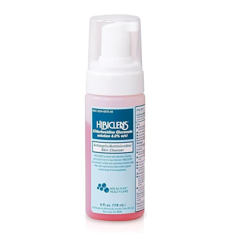 Hibiclens Antiseptic Antimicrobial Skin Cleanser 4oz Foam Pump EXP 6/26