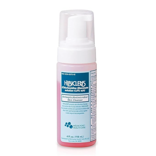 Hibiclens Antiseptic Antimicrobial Skin Cleanser 4oz Foam Pump EXP 6/26