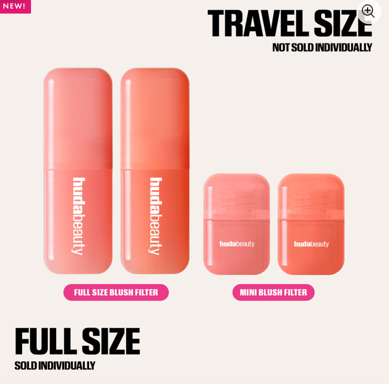 HUDA BEAUTY Mini Baby Blush Duo Set