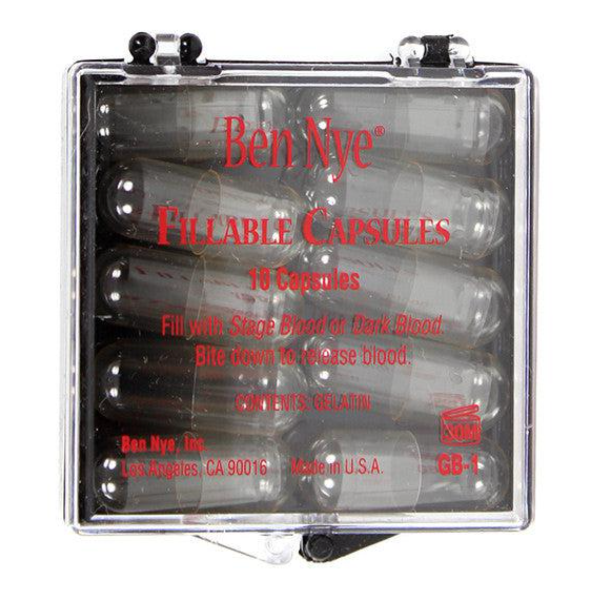 Ben Nye Gelatin Empty Capsules