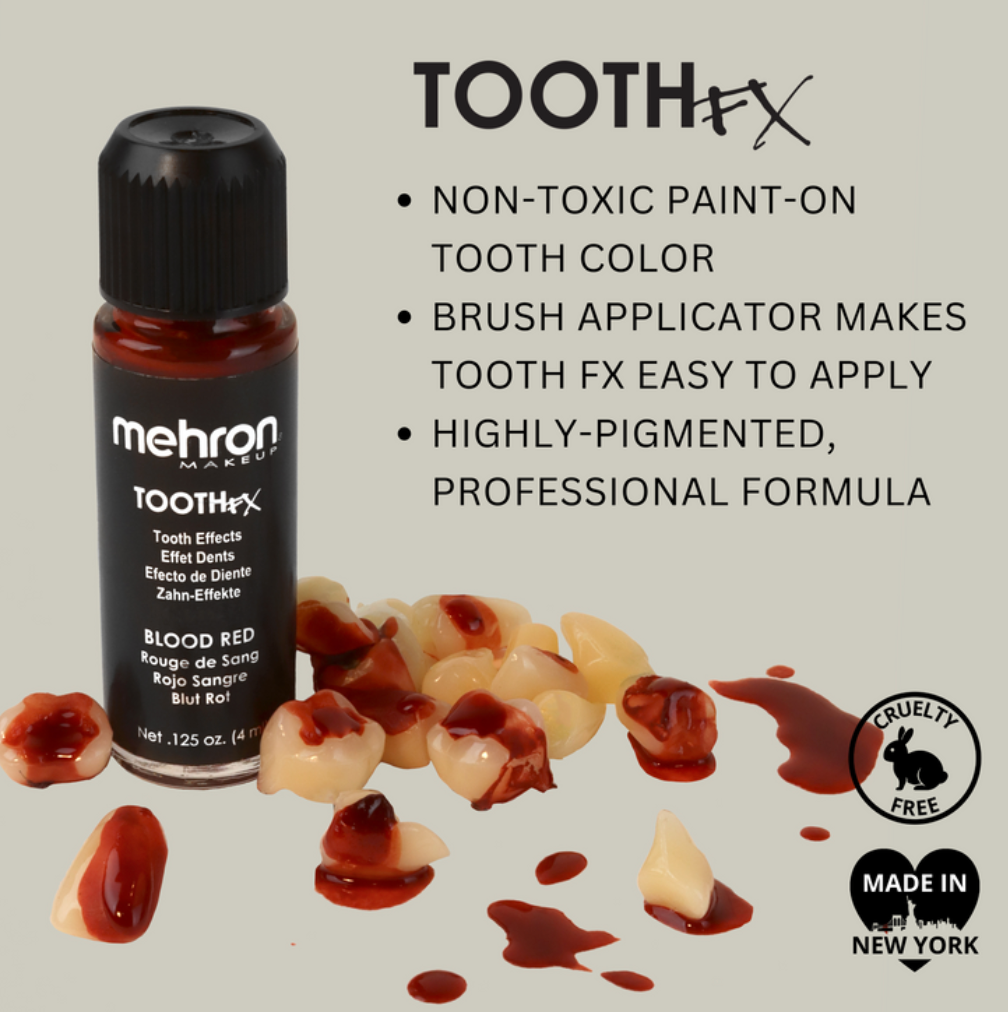 Mehron Tooth FX- Non-toxic, Temporary Tooth Paint