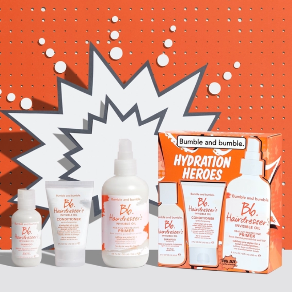 Bumble and bumble Hairdresser's Invisible Oil Hydration Heroes Set